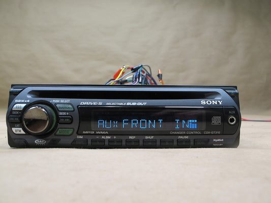 Sony CDX-GT310 Am/fm Radio CD MP3 WMA Player w AUX
