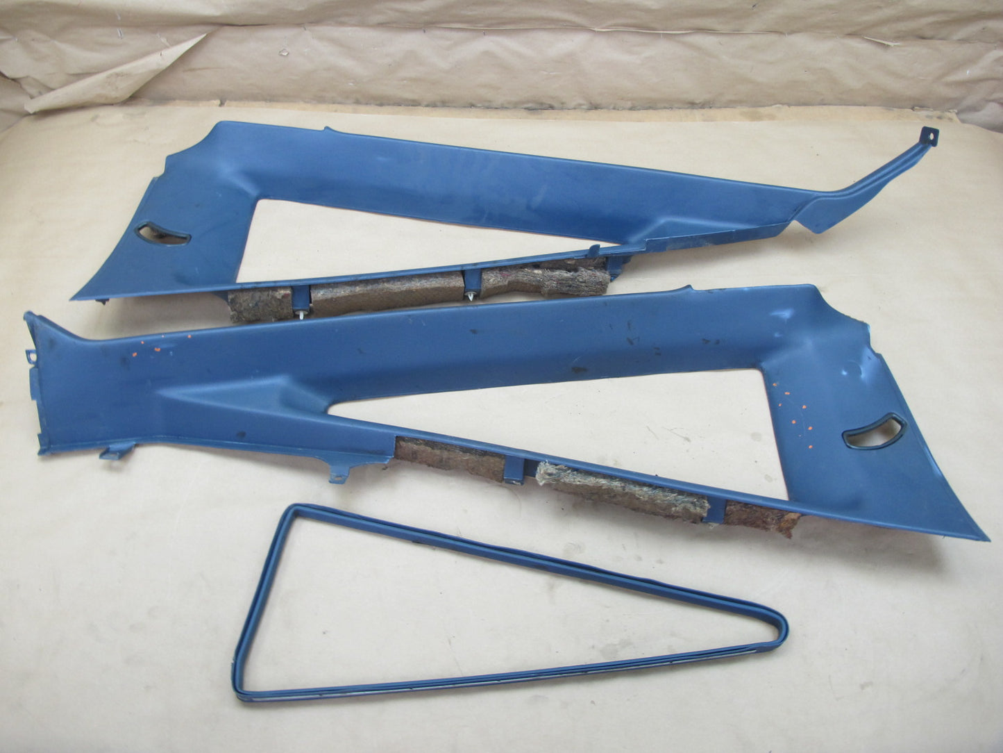 84-86 Nissan Z31 300ZX 2+0 Set of 2 Rear C Pillar Interior Trim Panel OEM