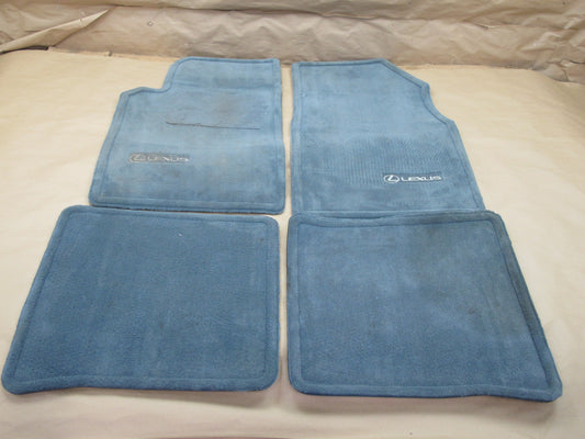 92-96 Lexus ES300 VCV10 Set of 4 Front & Rear Floor MAT Carpet Blue OEM