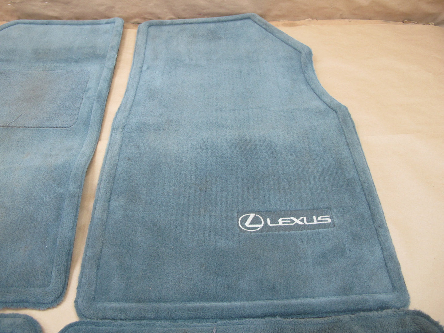 92-96 Lexus ES300 VCV10 Set of 4 Front & Rear Floor MAT Carpet Blue OEM