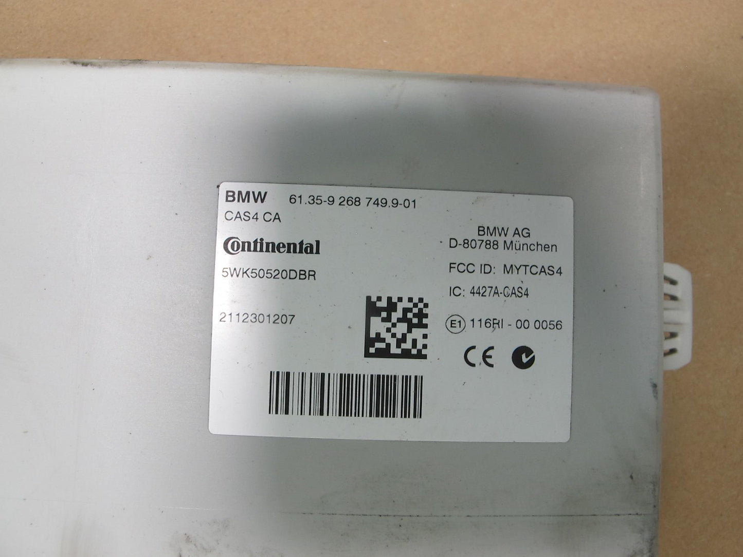 2012 BMW F12 F13 N63 Engine ECU CAS Module Door Arm Rest Lock KEY Set OEM