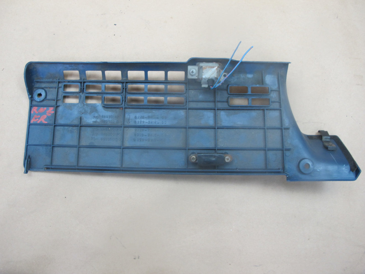 84-86 Nissan Z31 300ZX Set of 2 Under Dash Knee Trim Cover Panel OEM