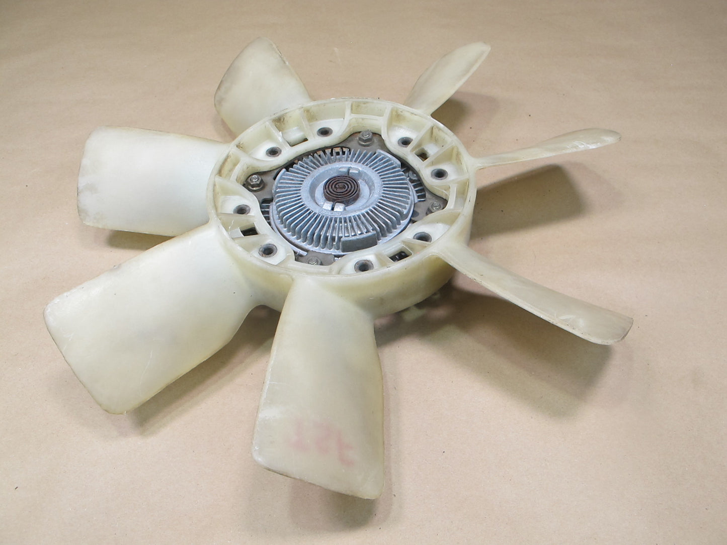 86-92 Toyota Supra MK3 7MGE Engine Radiator Cooling Fan 7 Blade Clutch OEM