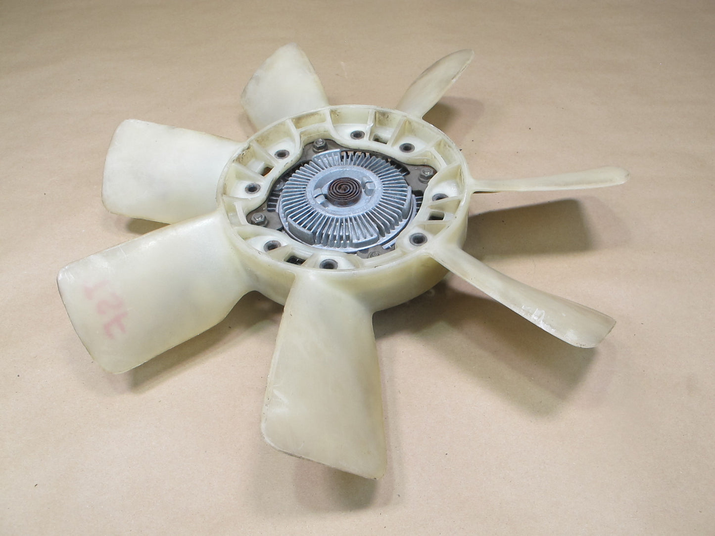 86-92 Toyota Supra MK3 7MGE Engine Radiator Cooling Fan 7 Blade Clutch OEM