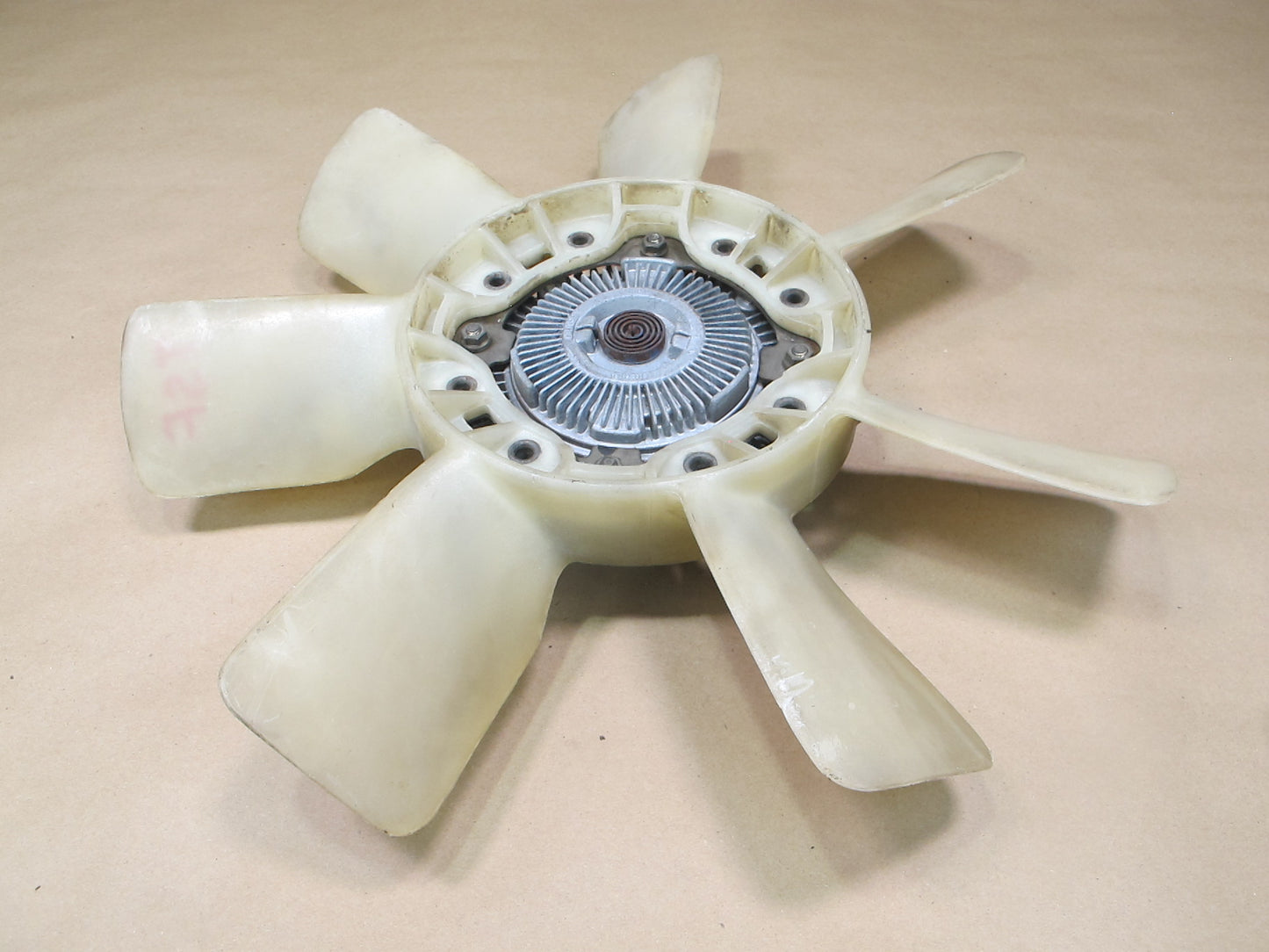 86-92 Toyota Supra MK3 7MGE Engine Radiator Cooling Fan 7 Blade Clutch OEM