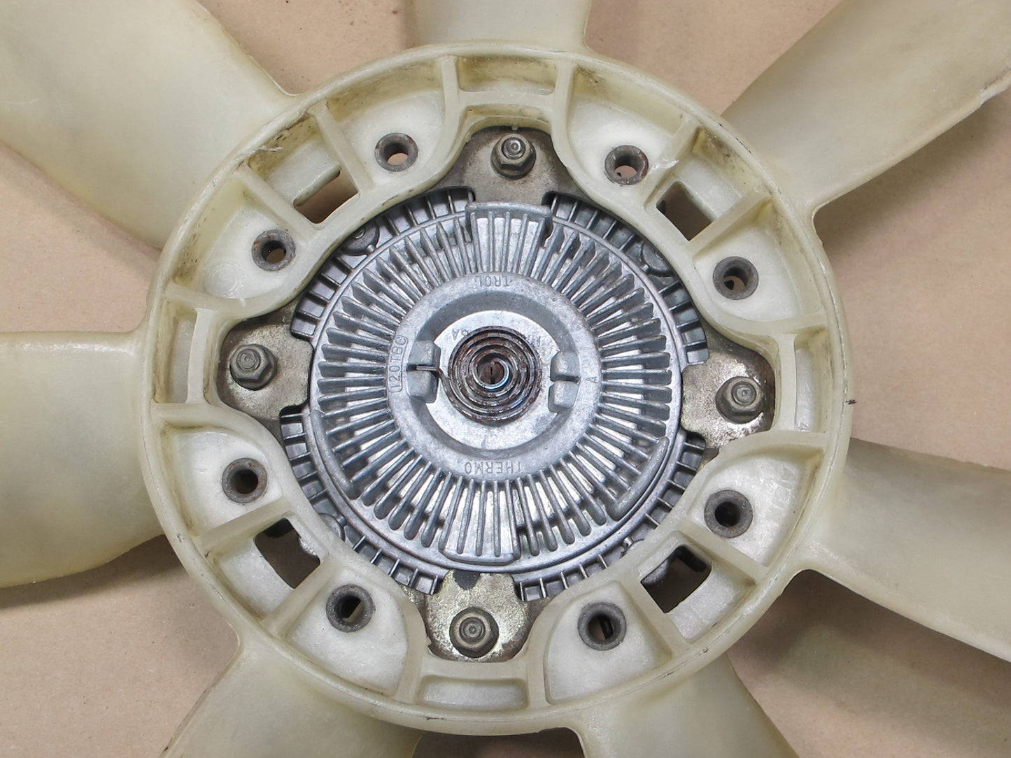86-92 Toyota Supra MK3 7MGE Engine Radiator Cooling Fan 7 Blade Clutch OEM