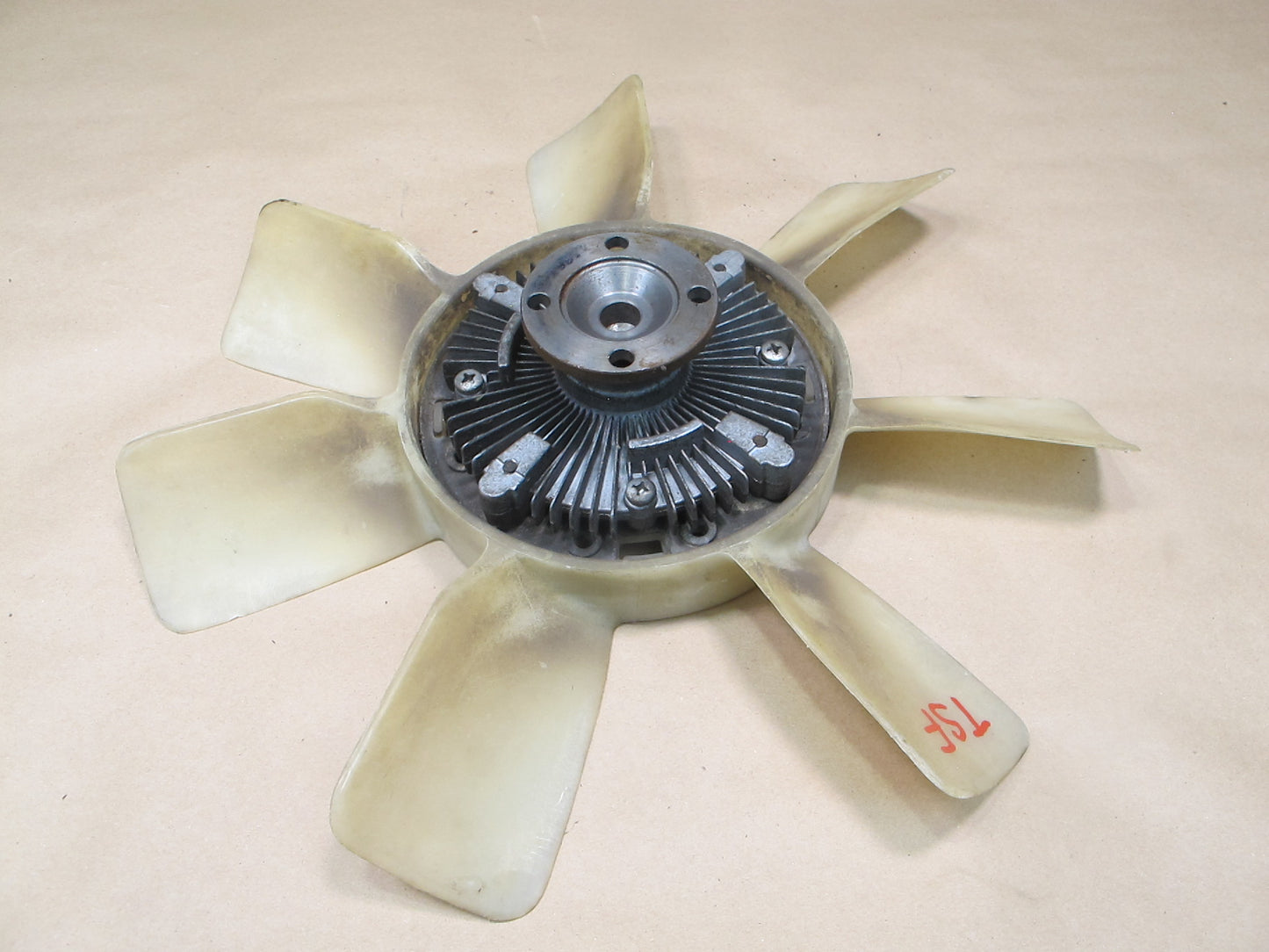 86-92 Toyota Supra MK3 7MGE Engine Radiator Cooling Fan 7 Blade Clutch OEM
