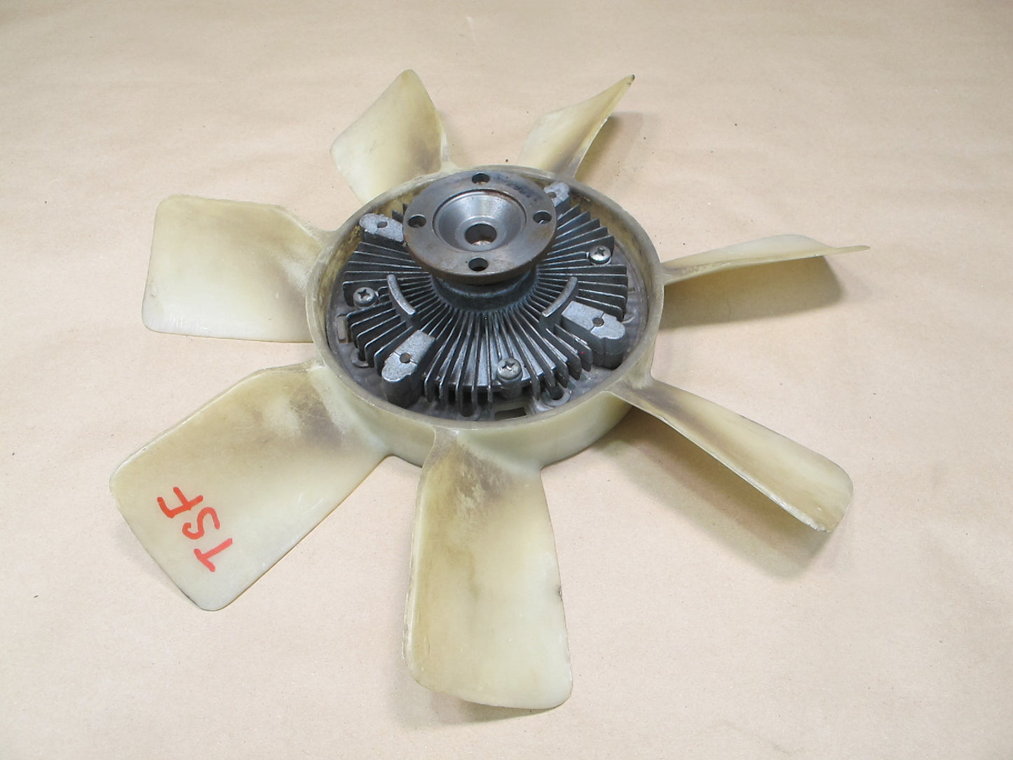 86-92 Toyota Supra MK3 7MGE Engine Radiator Cooling Fan 7 Blade Clutch OEM