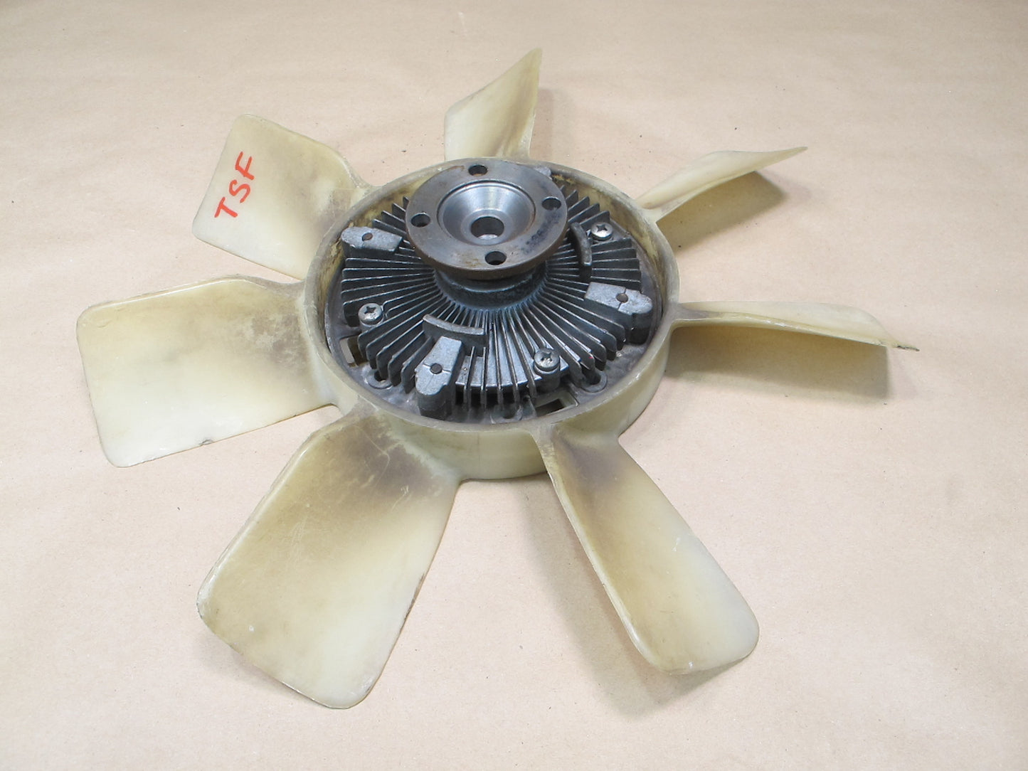 86-92 Toyota Supra MK3 7MGE Engine Radiator Cooling Fan 7 Blade Clutch OEM