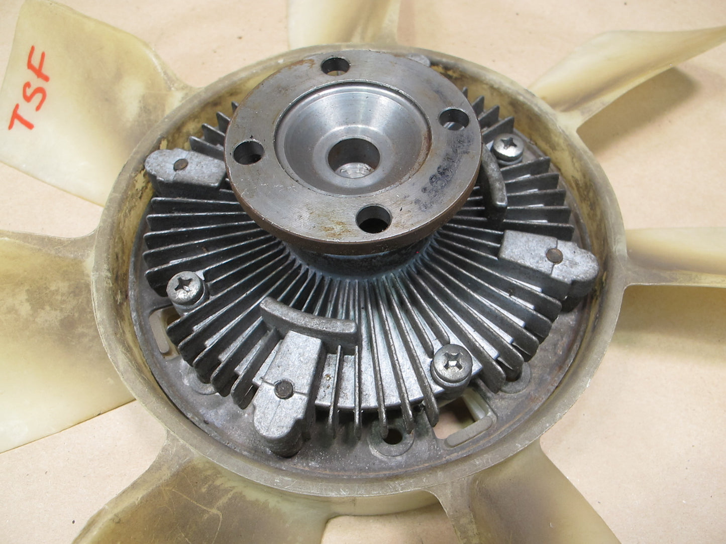 86-92 Toyota Supra MK3 7MGE Engine Radiator Cooling Fan 7 Blade Clutch OEM