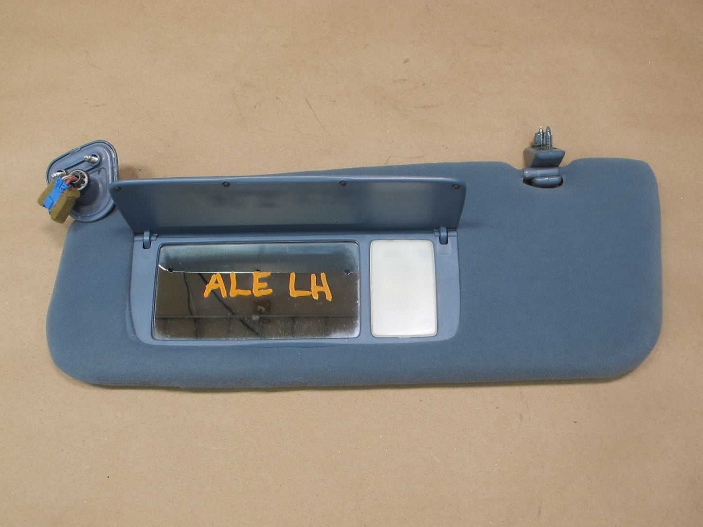 1992-1993 Lexus ES300 Left & Right & Middle Sun Visors Dark Blue OEM