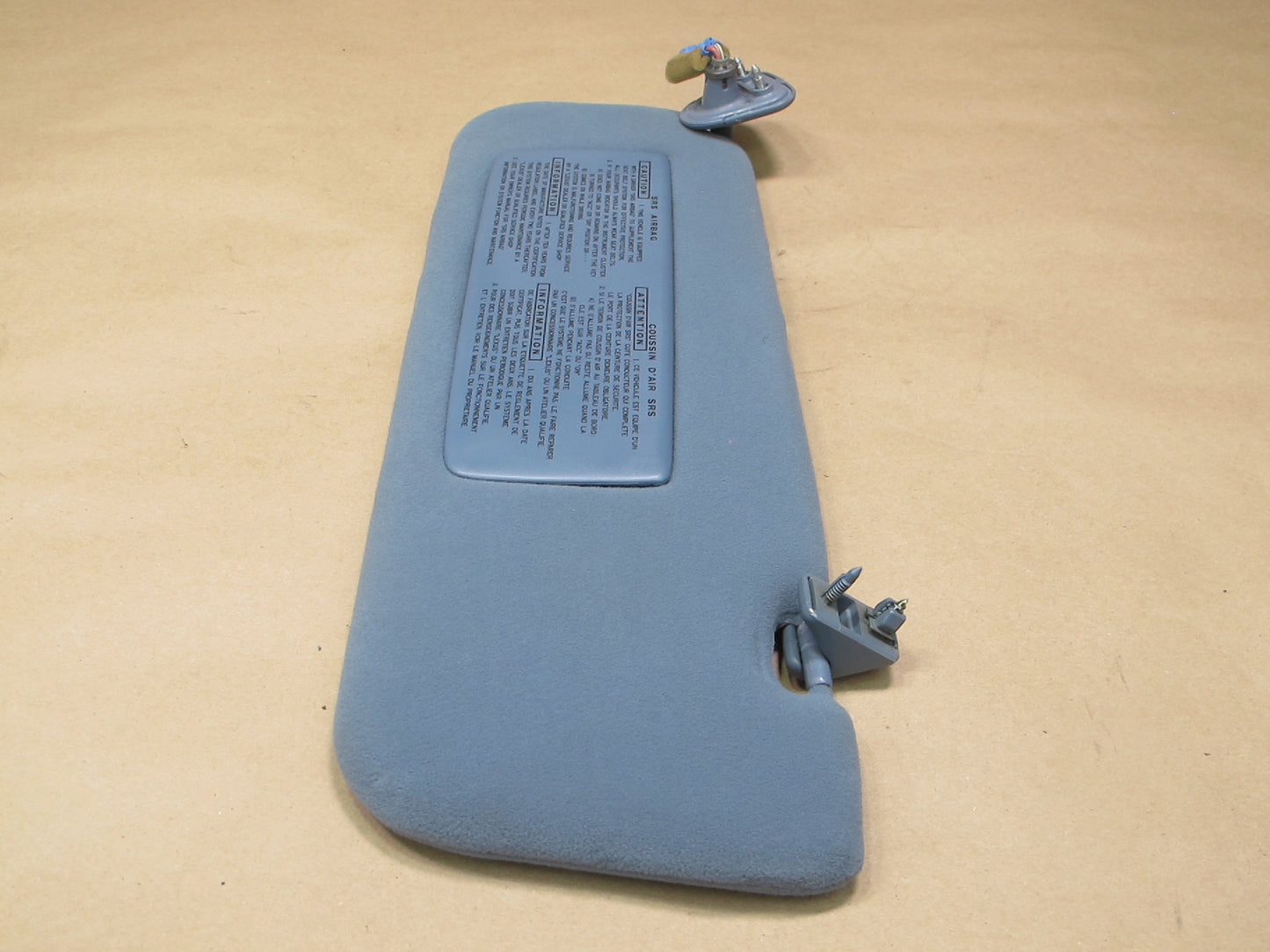 1992-1993 Lexus ES300 Left & Right & Middle Sun Visors Dark Blue OEM