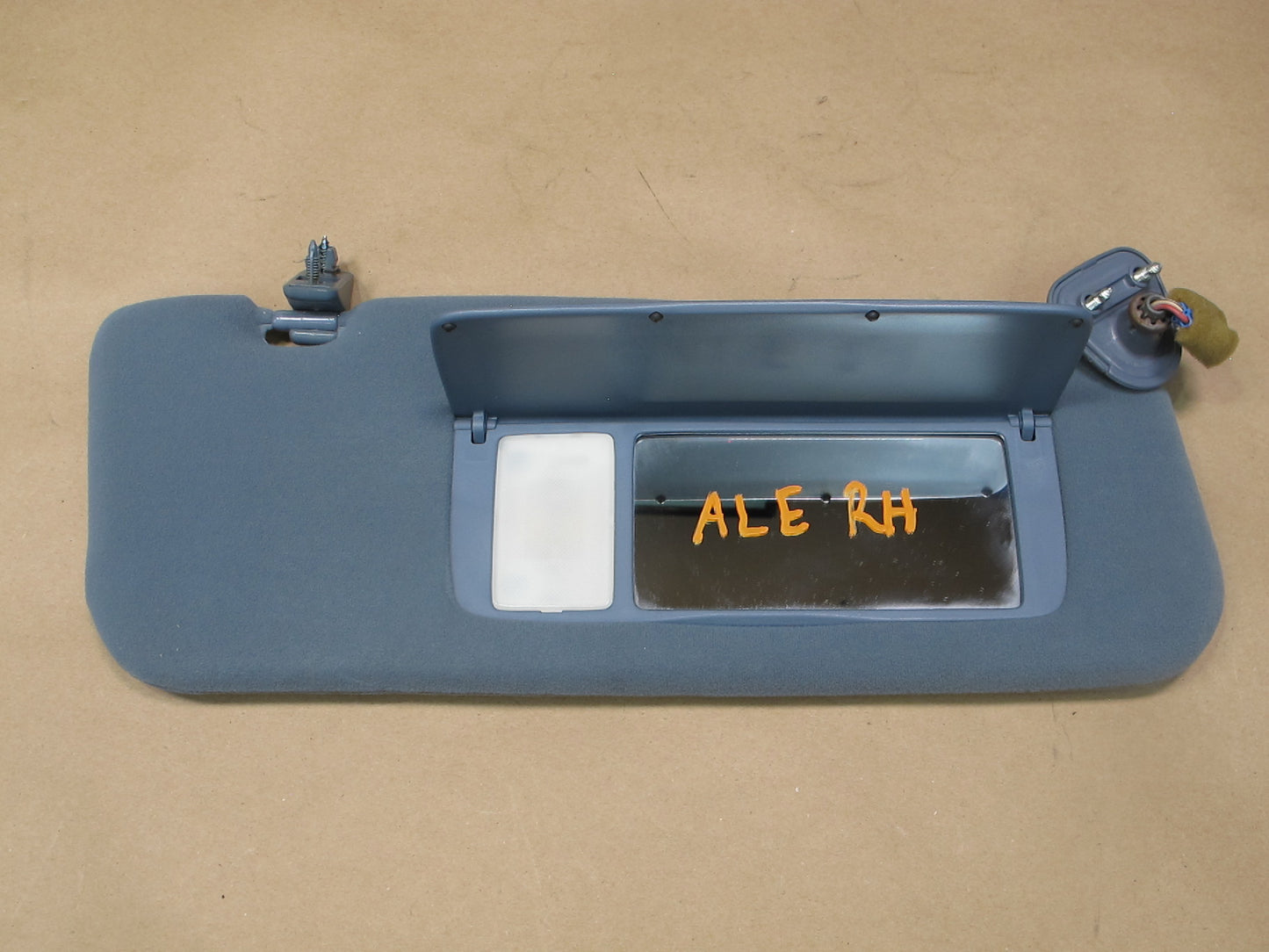 1992-1993 Lexus ES300 Left & Right & Middle Sun Visors Dark Blue OEM