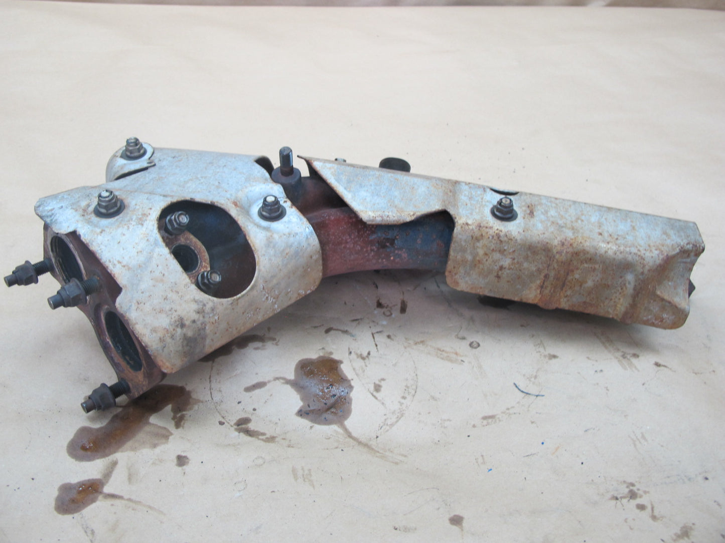 86-92 Toyota Supra MA70L NON Turbo Exhaust Manifold w Heat Shields OEM
