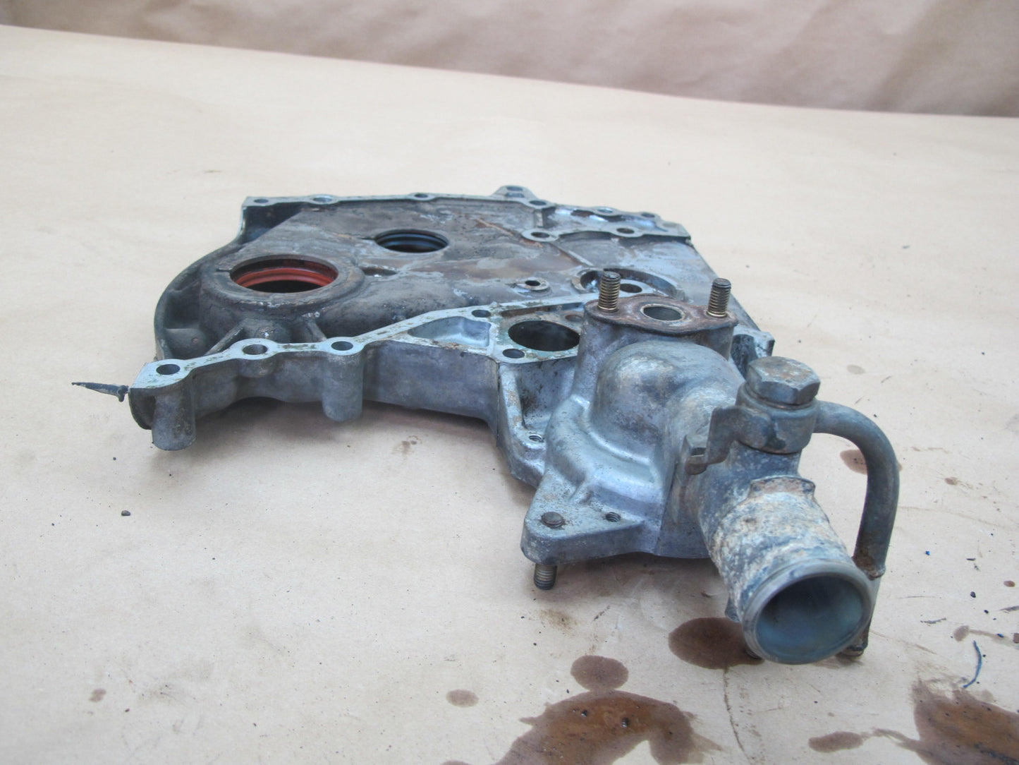 86-92 Toyota Supra MK3 NON Turbo Engine Timing Gear Rear END Plate OEM