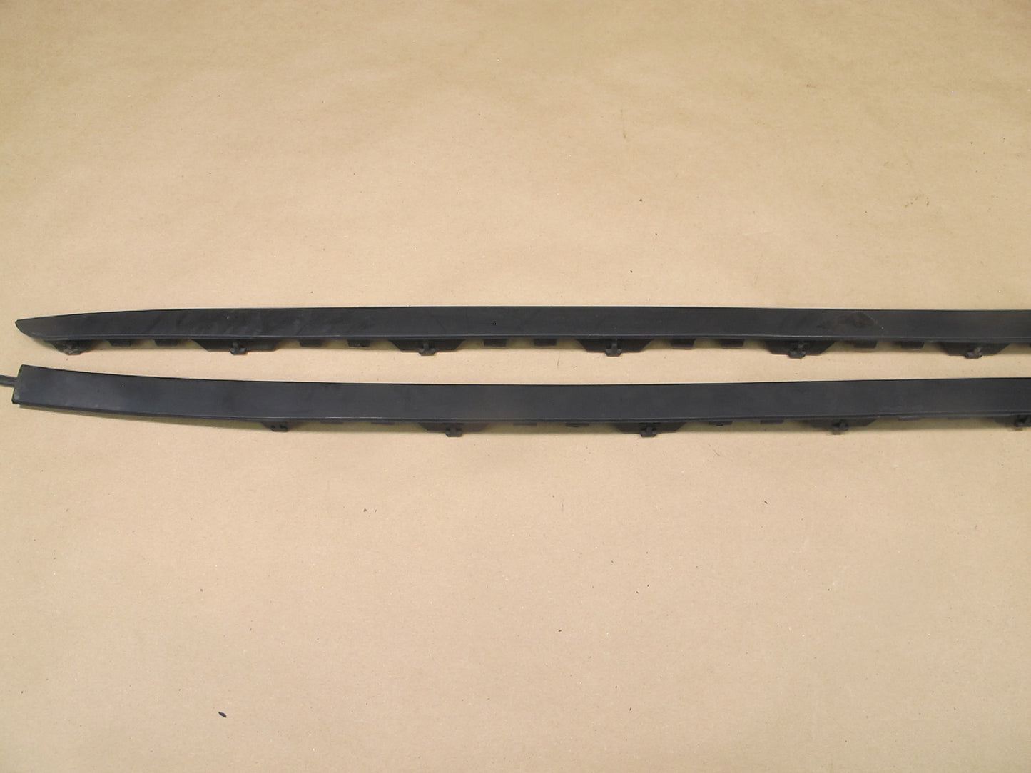 14-18 BMW F15 X5 Left & Right A Pillar Windshield Trim Drip Molding Set OEM