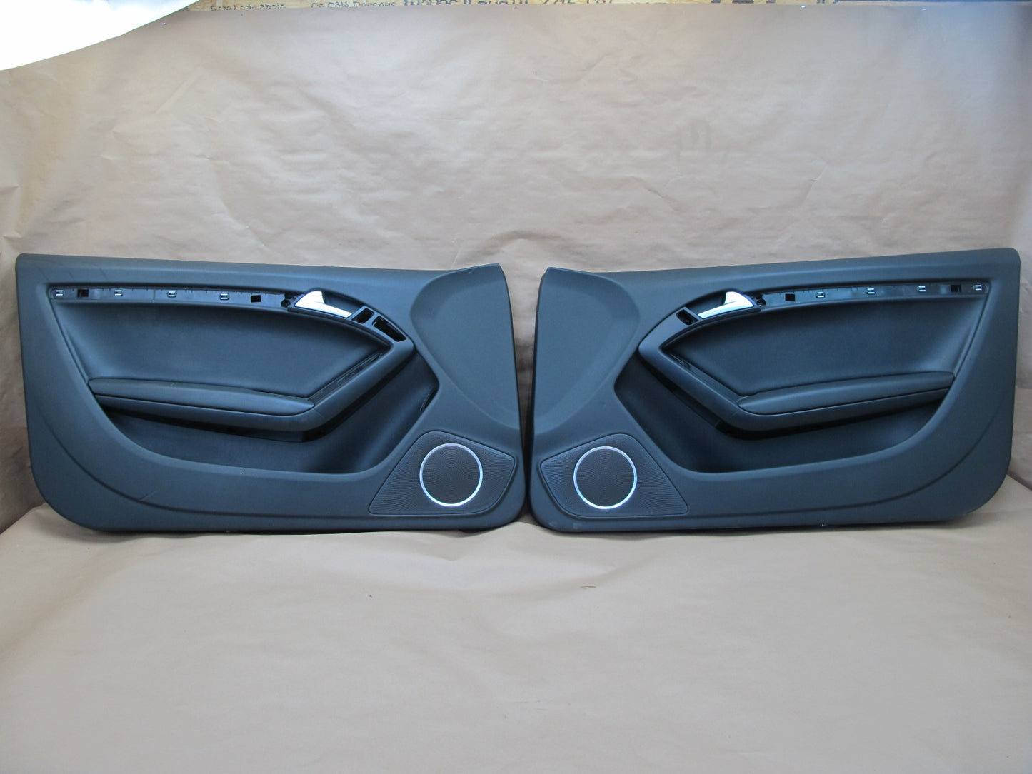 08-17 Audi 8T A5 S5 Coupe Left & Right Door Interior Trim Cover Panel Set OEM