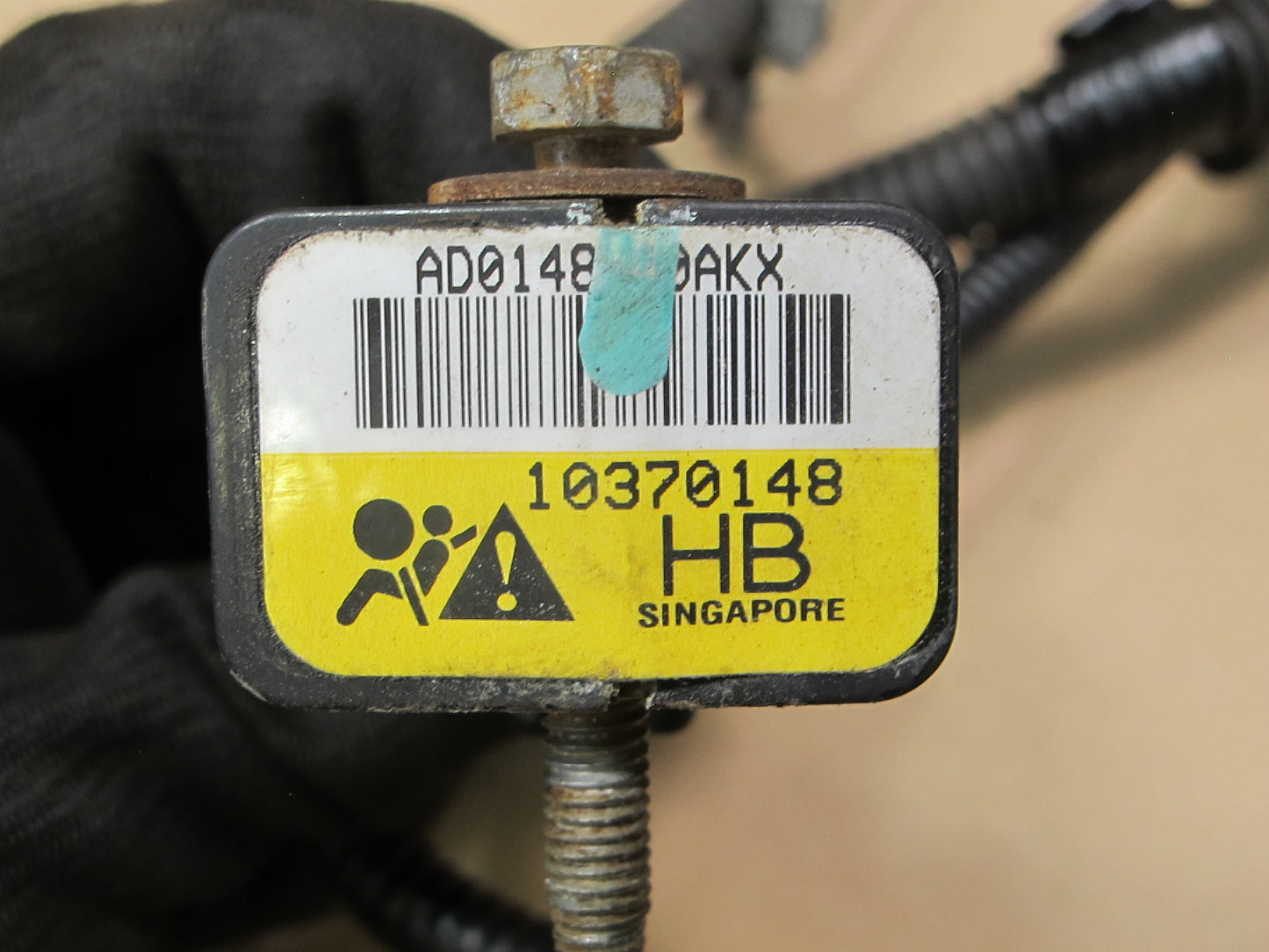 03-07 HUMMER H2 SAFETY CRASH IMPACT SRS AIRBAG SENSOR 2PCS OEM