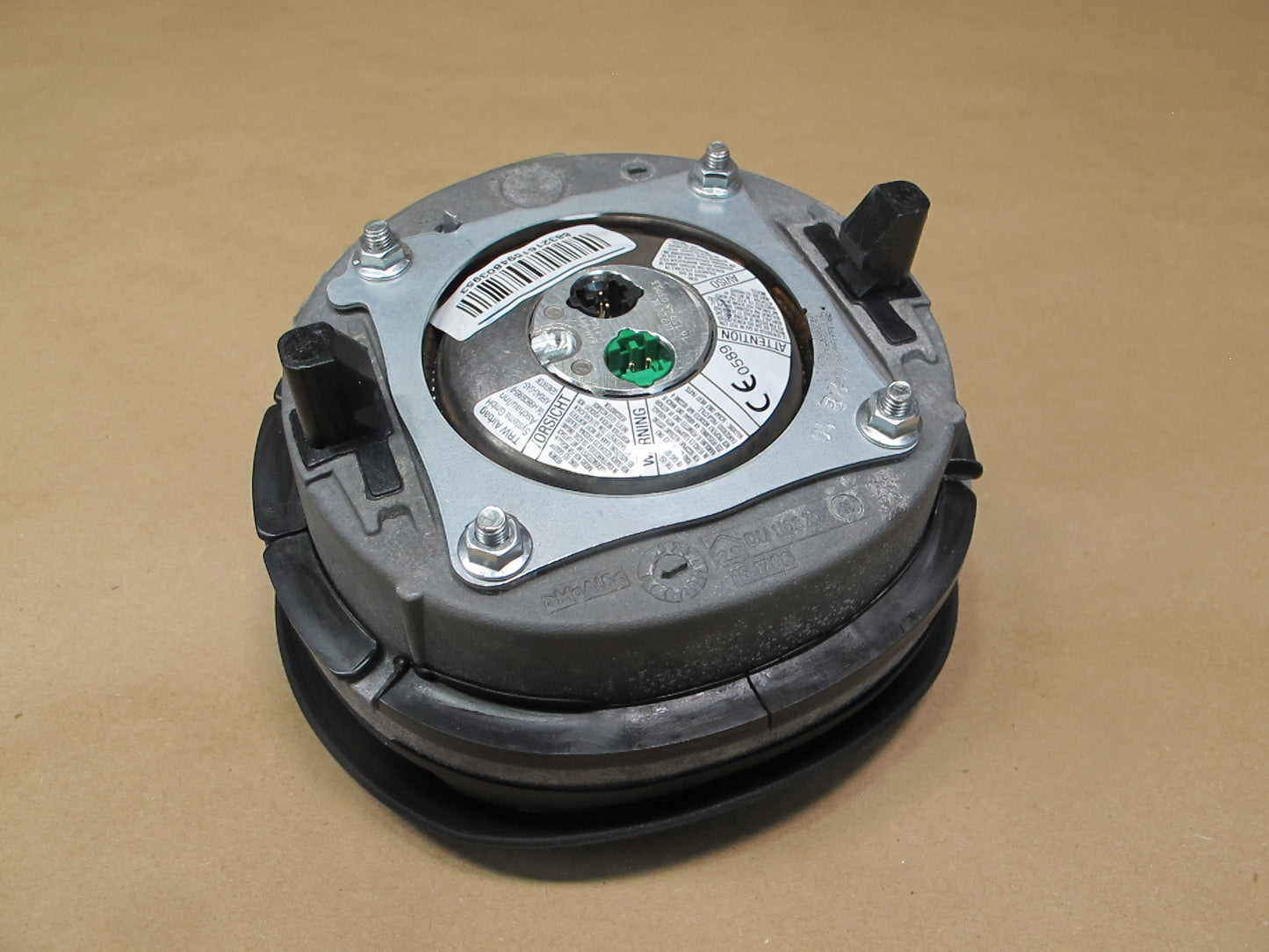 01-06 BMW E46 M3 FRONT LEFT DRIVER SIDE SPORT STEERING WHEEL SRS AIRBAG OEM
