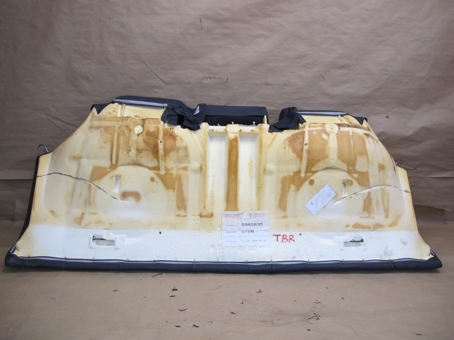 01-06 BMW E46 M3 Coupe Rear Leather Nappa Sport Seat Lower Cushion OEM
