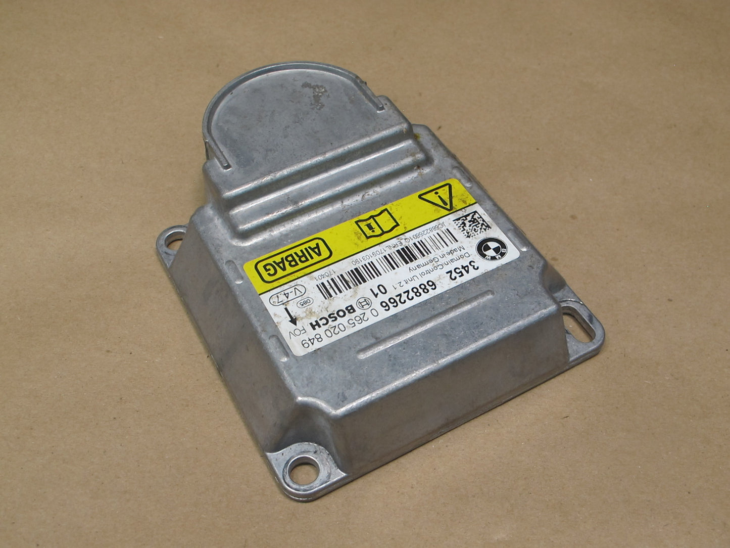 14-18 BMW F15 X5 SRS AIRBAG CONTROL MODULE UNIT 6882266 OEM