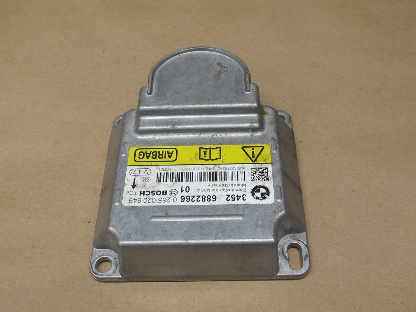 14-18 BMW F15 X5 SRS AIRBAG CONTROL MODULE UNIT 6882266 OEM