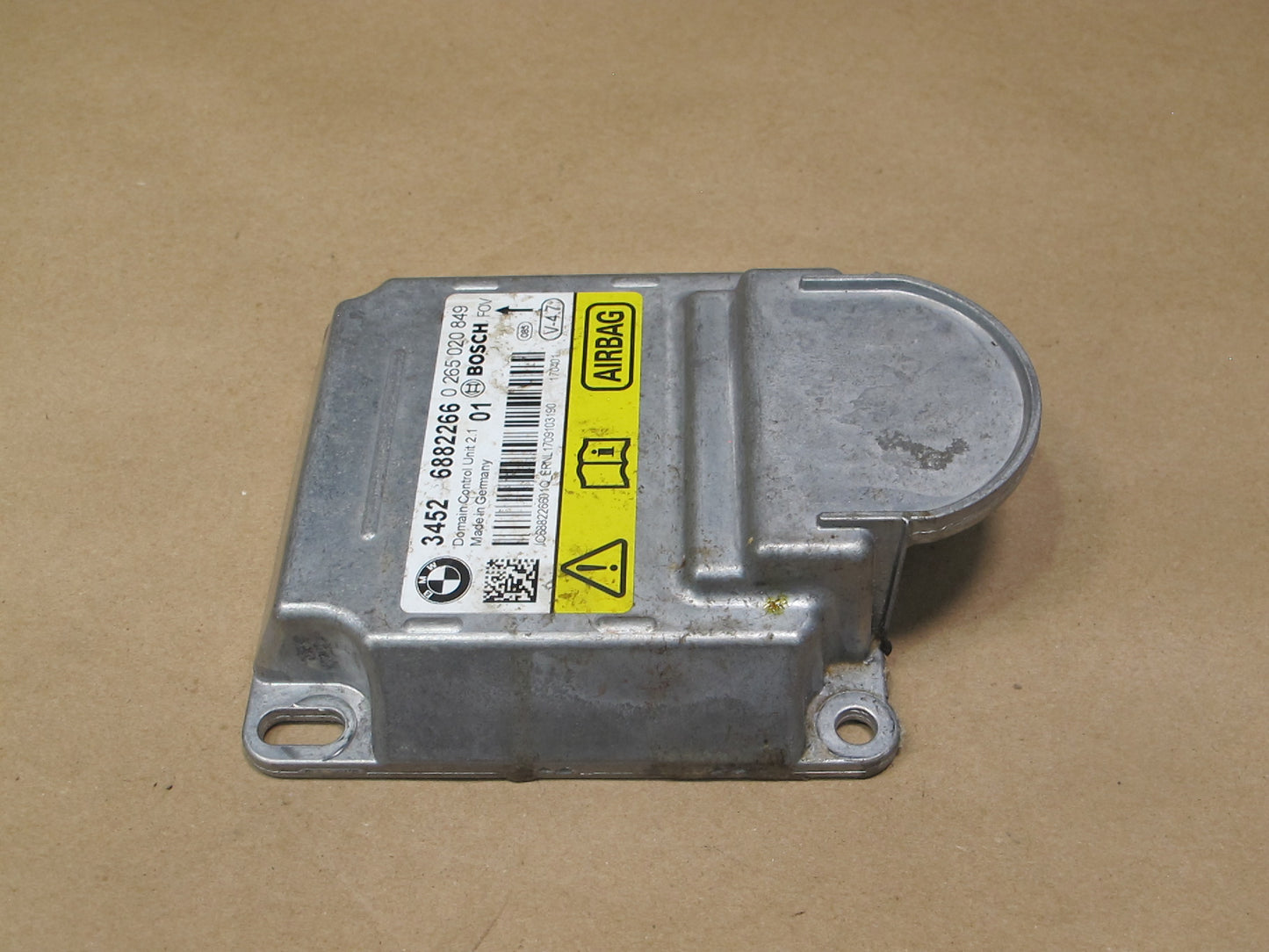 14-18 BMW F15 X5 SRS AIRBAG CONTROL MODULE UNIT 6882266 OEM