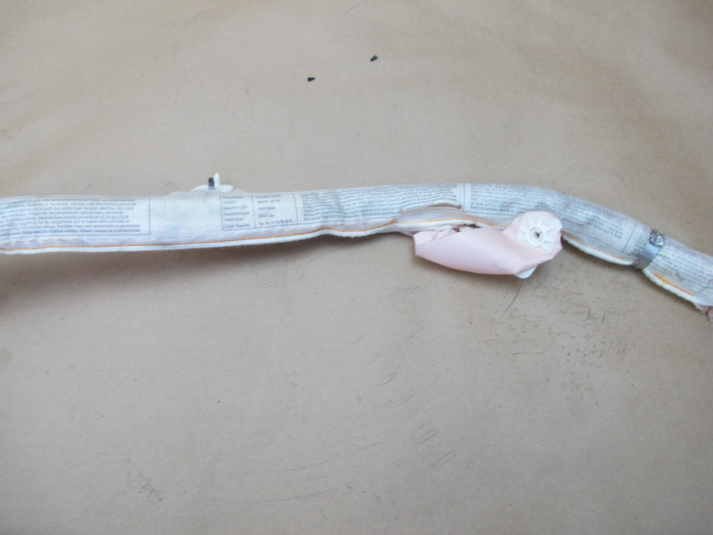 03-10 PORSCHE CAYENNE 955 RIGHT PASSENGER SIDE ROOF SRS AIRBAG 7L5880742E OEM