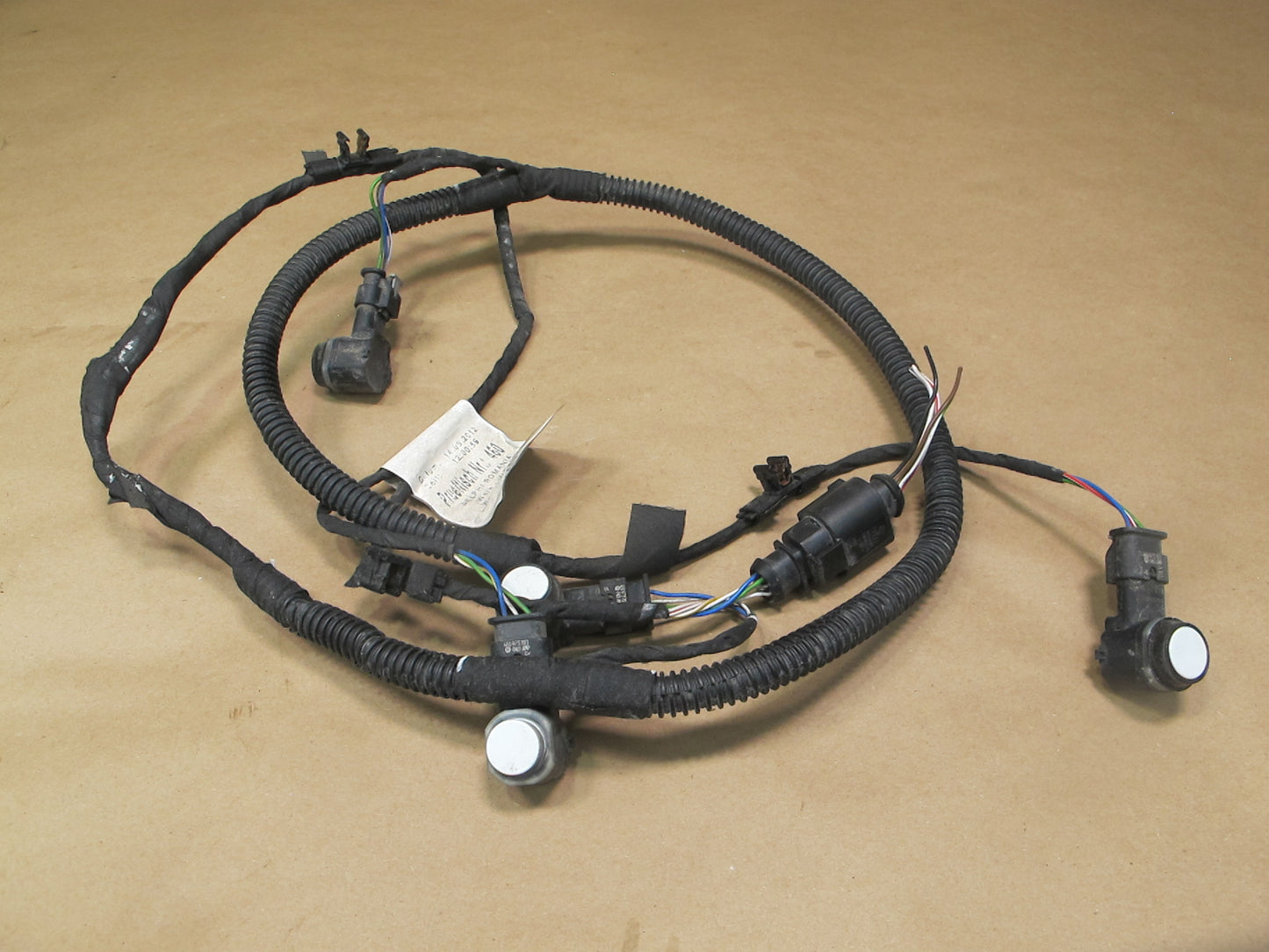 2011-2014 Porsche Cayenne 958 Rear Bumper PDC Wire Wiring Harness W/ Sensors