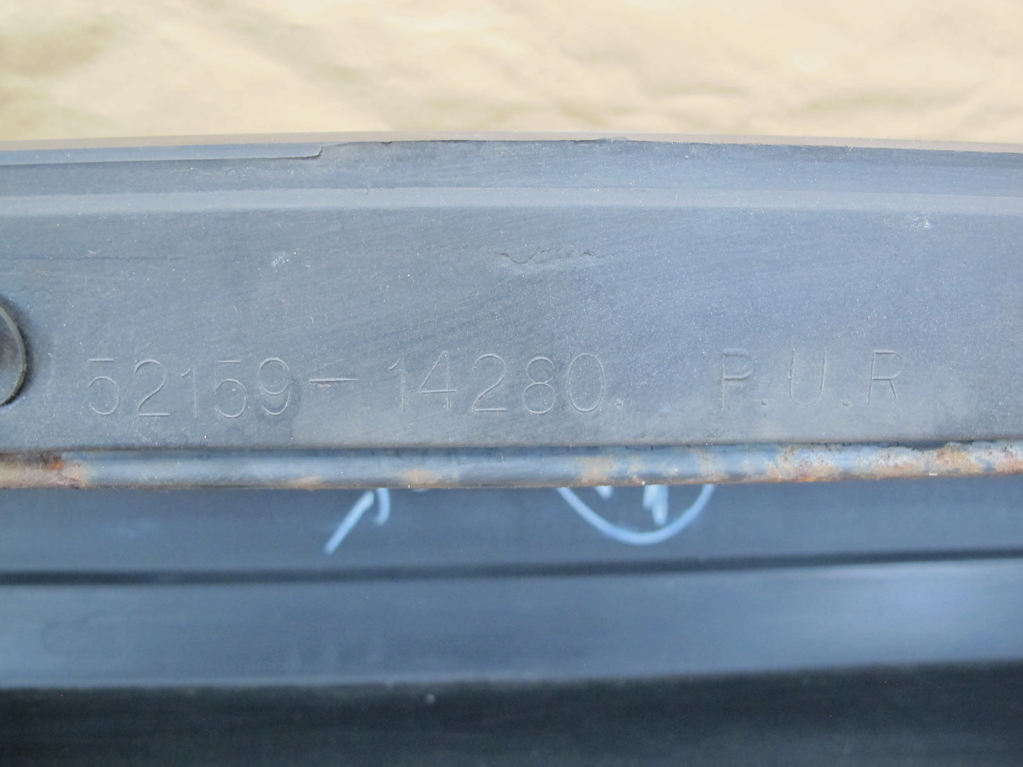 84-85 Toyota Supra MA67 Rear Bumper Cover w Foam OEM