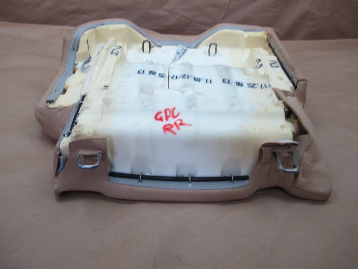 2011-2018 Porsche Cayenne 958 Rear Seat Right Side Lower Leather Cushion Beige