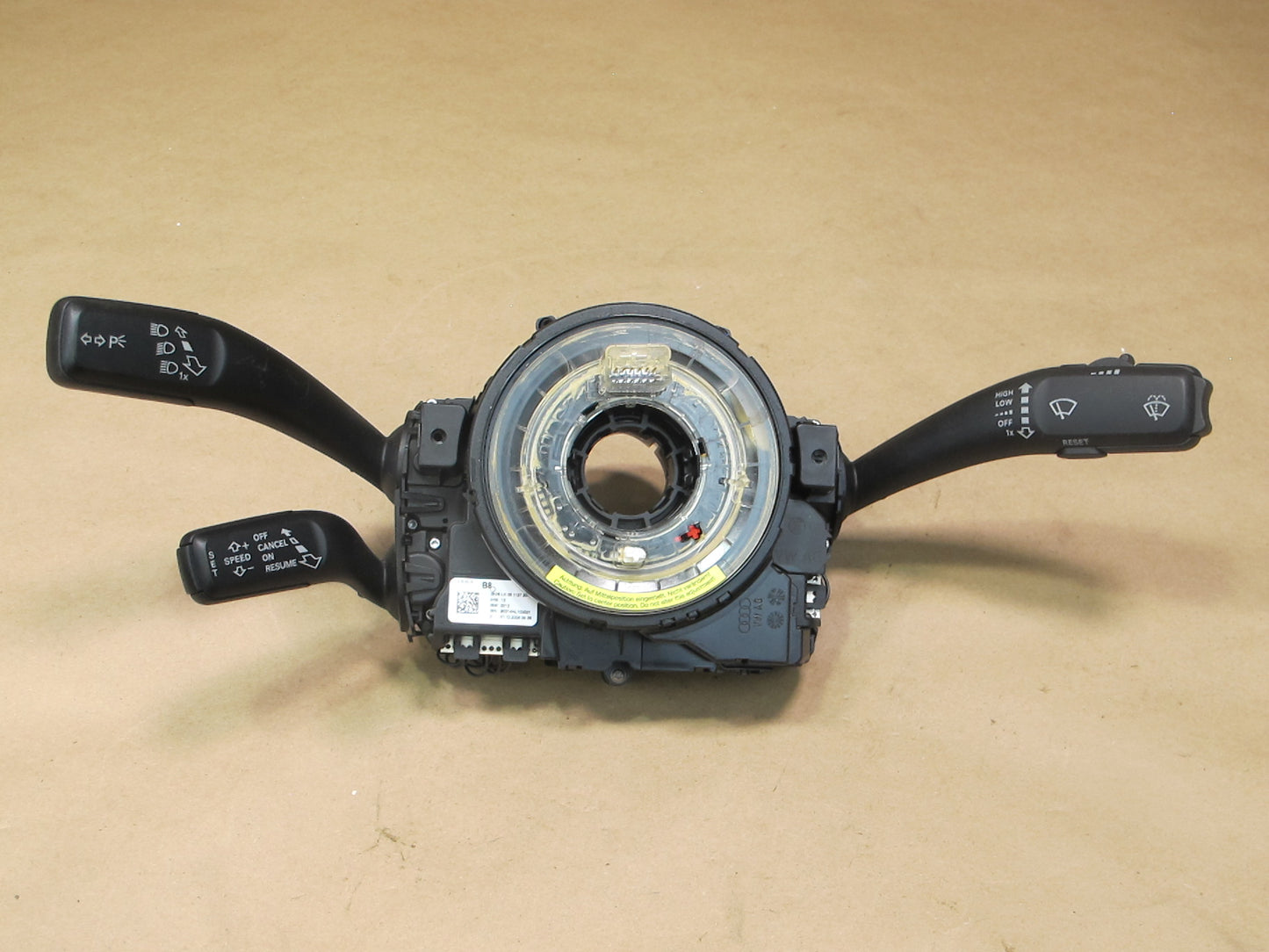08-12 AUDI A4 S4 A5 S5 STEERING COLUMN MULTI SWITCH CLOCK SPRING OEM