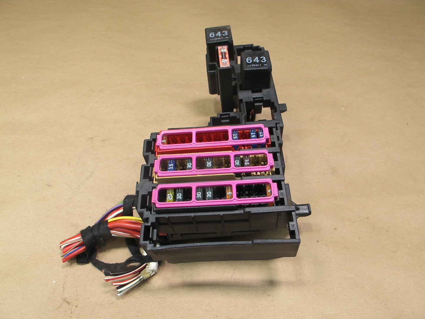 08-16 Audi 8T A5 S5 Rear Trunk Fuse Relay Box OEM