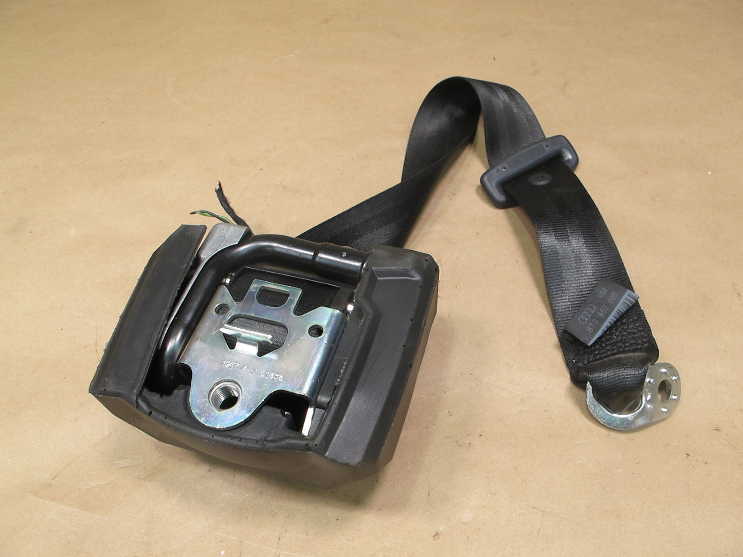 08-17 AUDI A5 S5 REAR LEFT DRIVER SIDE SEATBELT RETRACTOR OEM