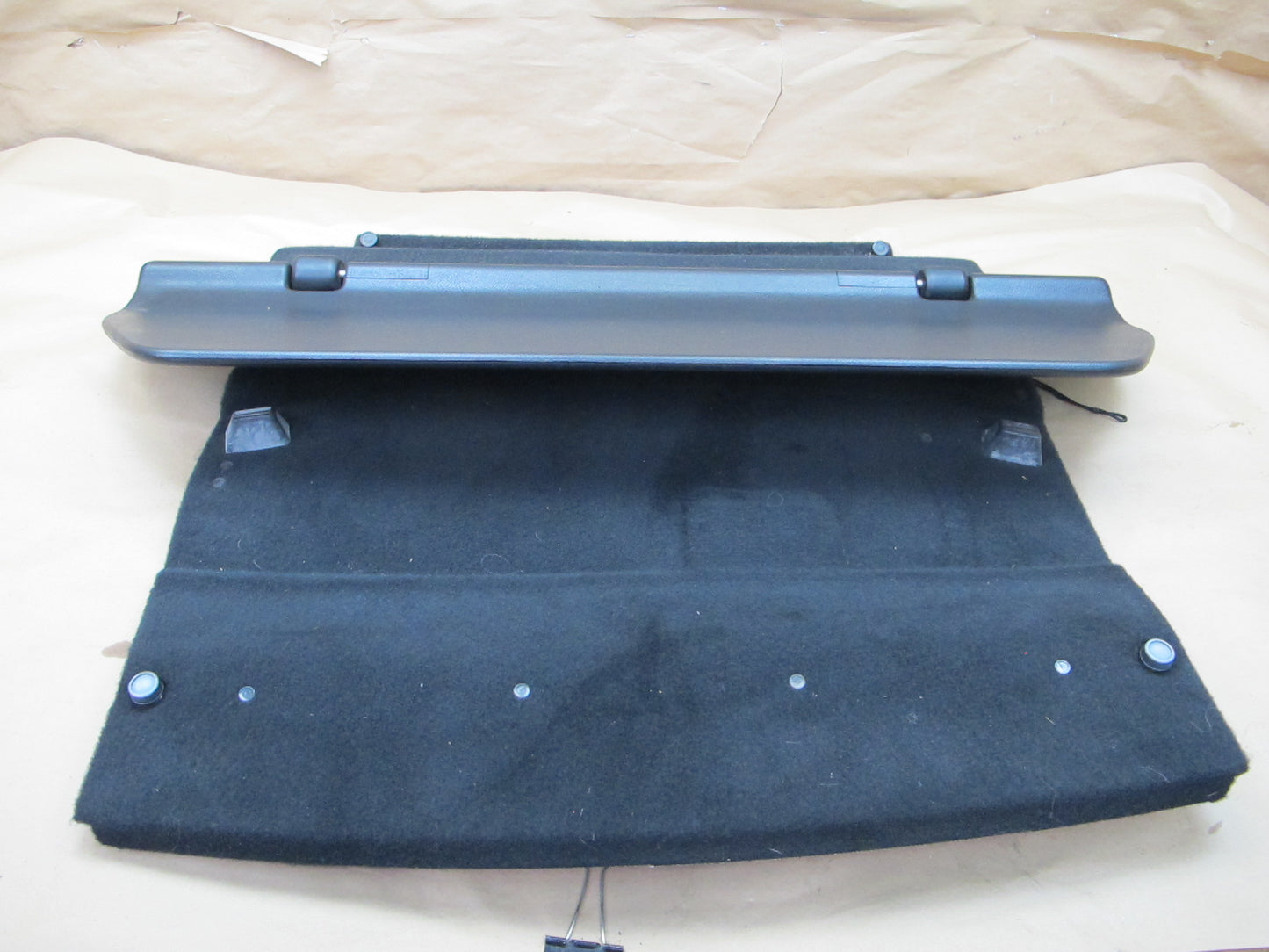 88-91 Mazda RX7 Convertible Rear Trunk Cargo Cover Wind Deflector OEM