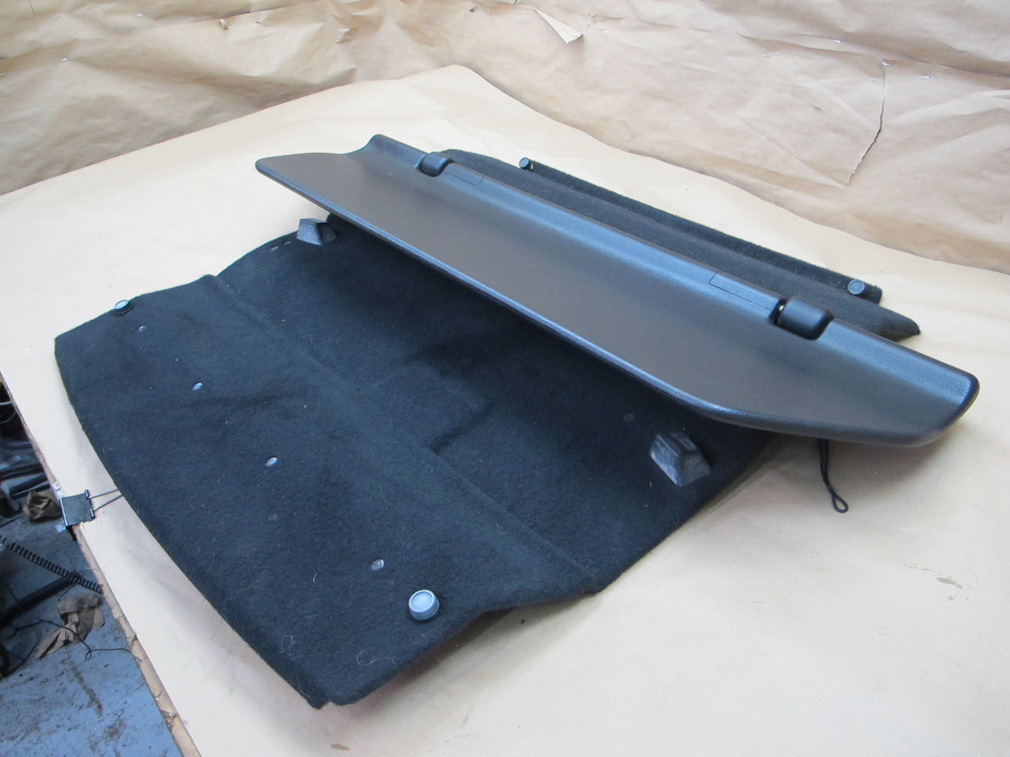 88-91 Mazda RX7 Convertible Rear Trunk Cargo Cover Wind Deflector OEM
