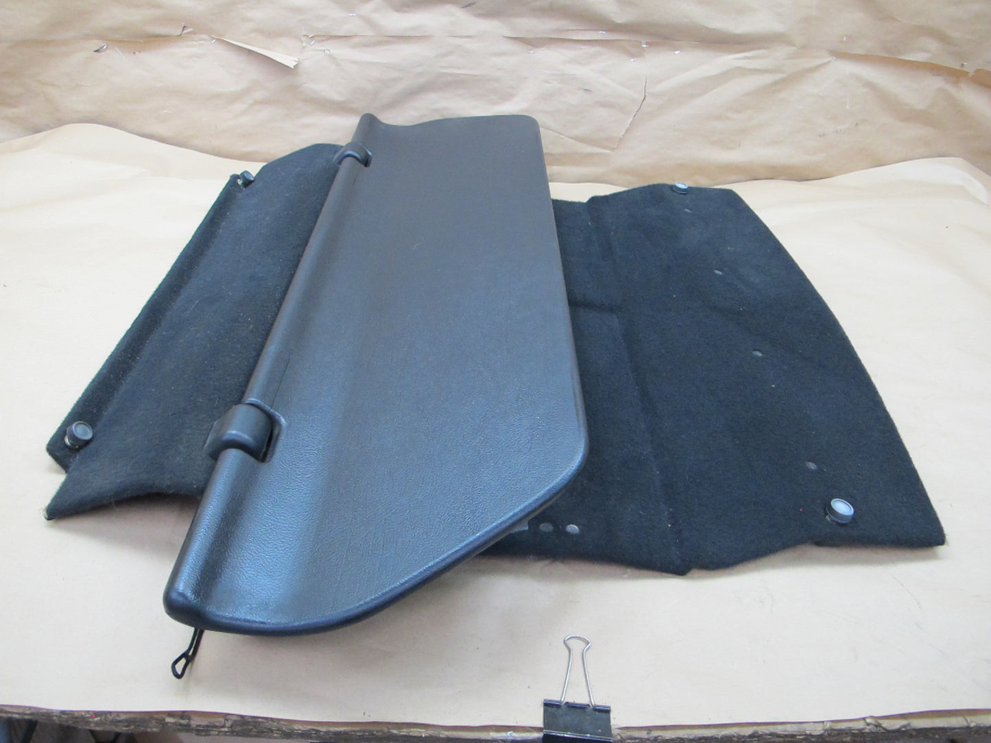 88-91 Mazda RX7 Convertible Rear Trunk Cargo Cover Wind Deflector OEM