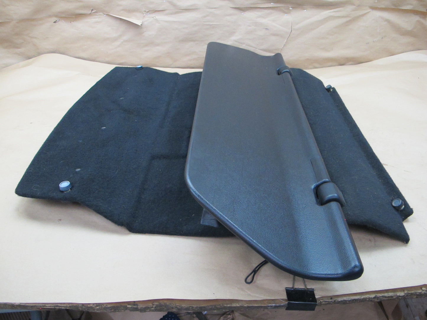 88-91 Mazda RX7 Convertible Rear Trunk Cargo Cover Wind Deflector OEM