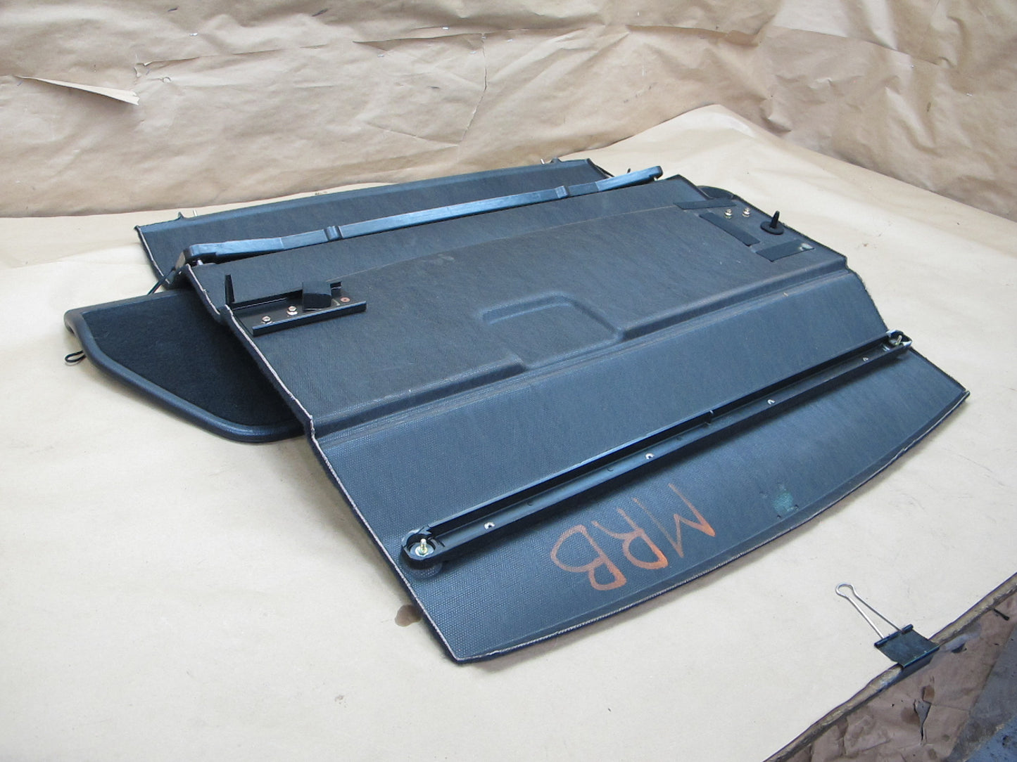 88-91 Mazda RX7 Convertible Rear Trunk Cargo Cover Wind Deflector OEM