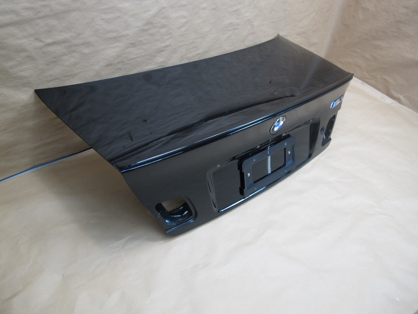 01-03 BMW E46 3-SERIES Coupe Rear Trunk Deck Lid Shell Panel w Spoiler LIP OEM