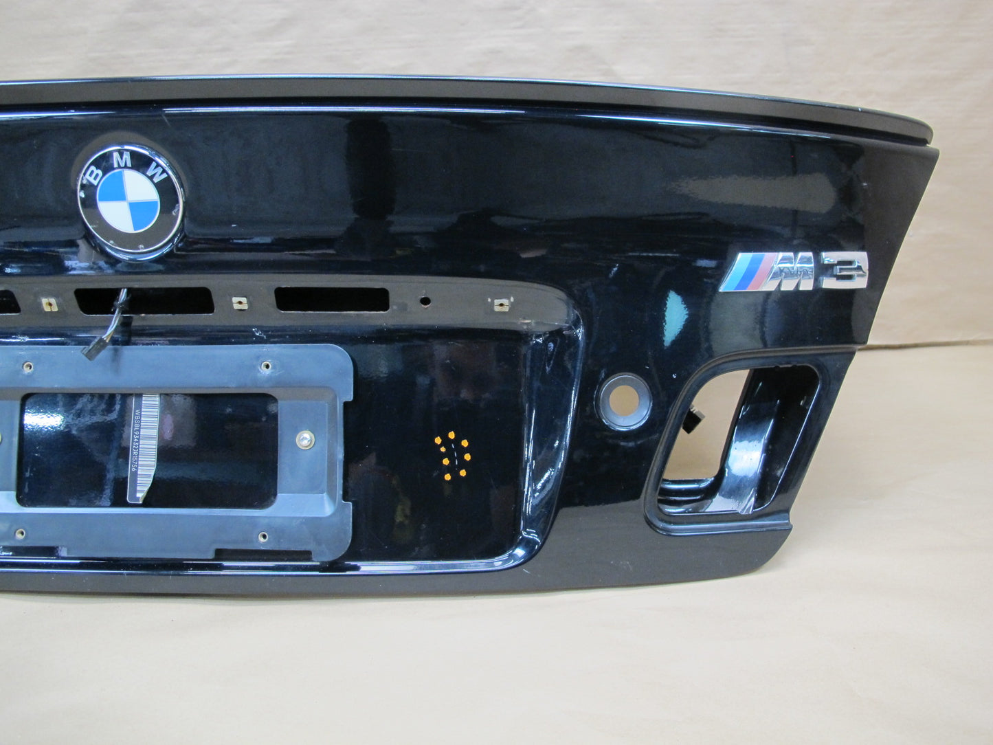 01-03 BMW E46 3-SERIES Coupe Rear Trunk Deck Lid Shell Panel w Spoiler LIP OEM