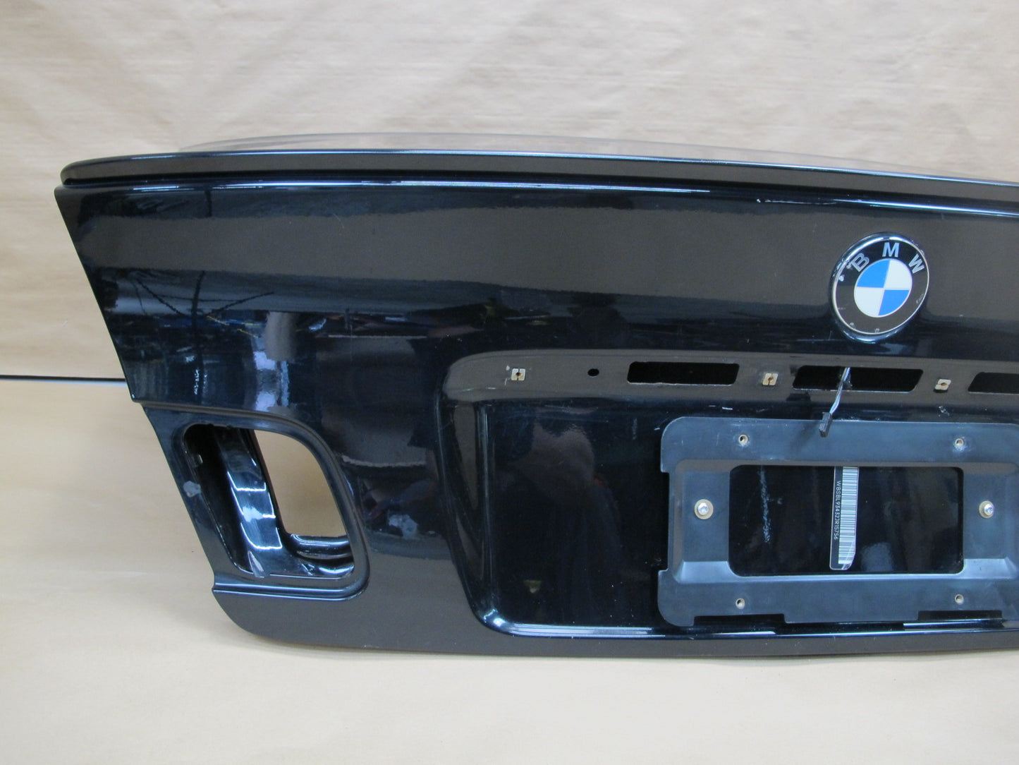 01-03 BMW E46 3-SERIES Coupe Rear Trunk Deck Lid Shell Panel w Spoiler LIP OEM