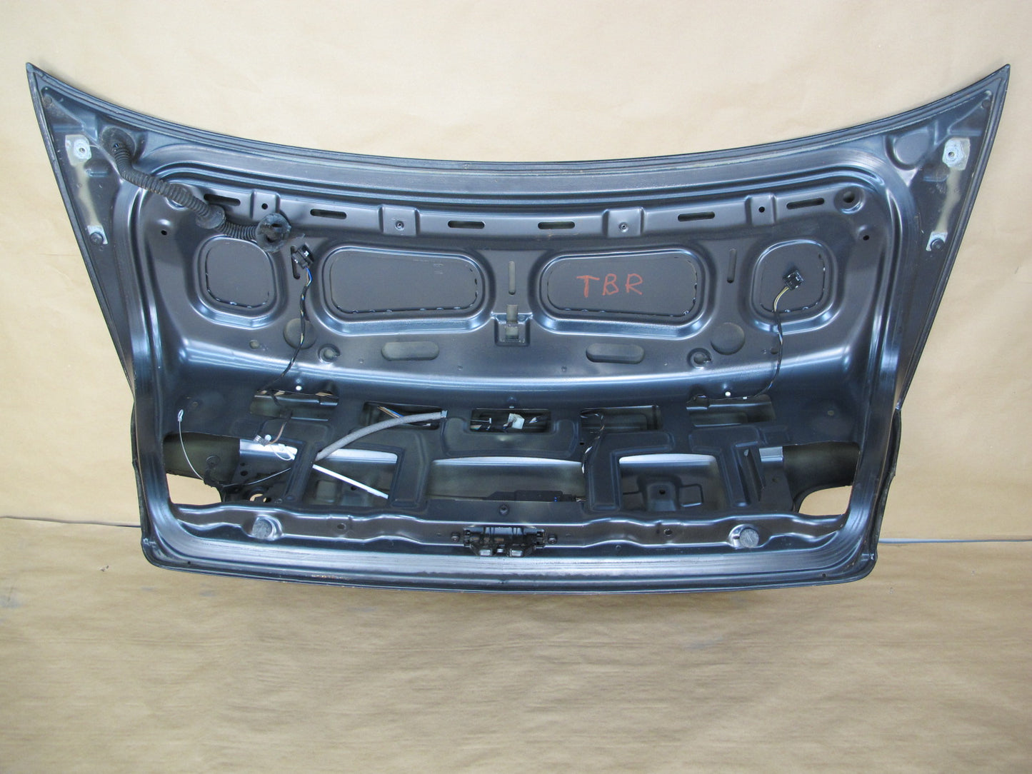 01-03 BMW E46 3-SERIES Coupe Rear Trunk Deck Lid Shell Panel w Spoiler LIP OEM