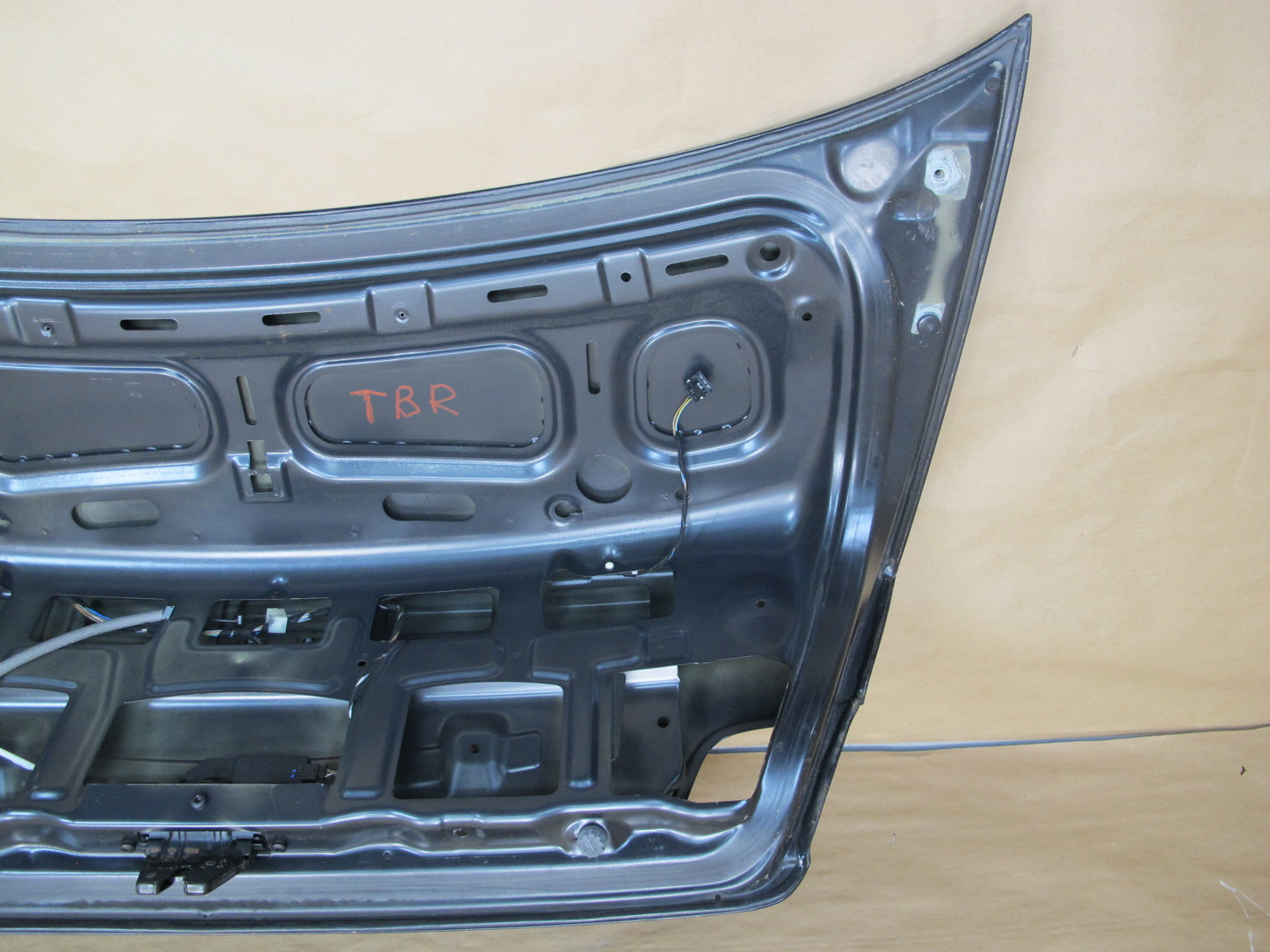 01-03 BMW E46 3-SERIES Coupe Rear Trunk Deck Lid Shell Panel w Spoiler LIP OEM