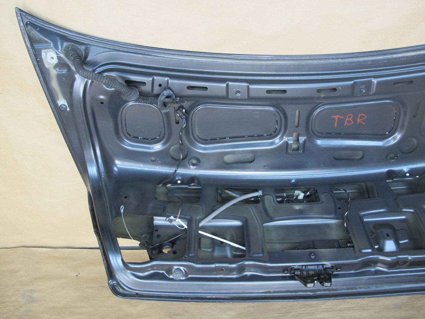 01-03 BMW E46 3-SERIES Coupe Rear Trunk Deck Lid Shell Panel w Spoiler LIP OEM