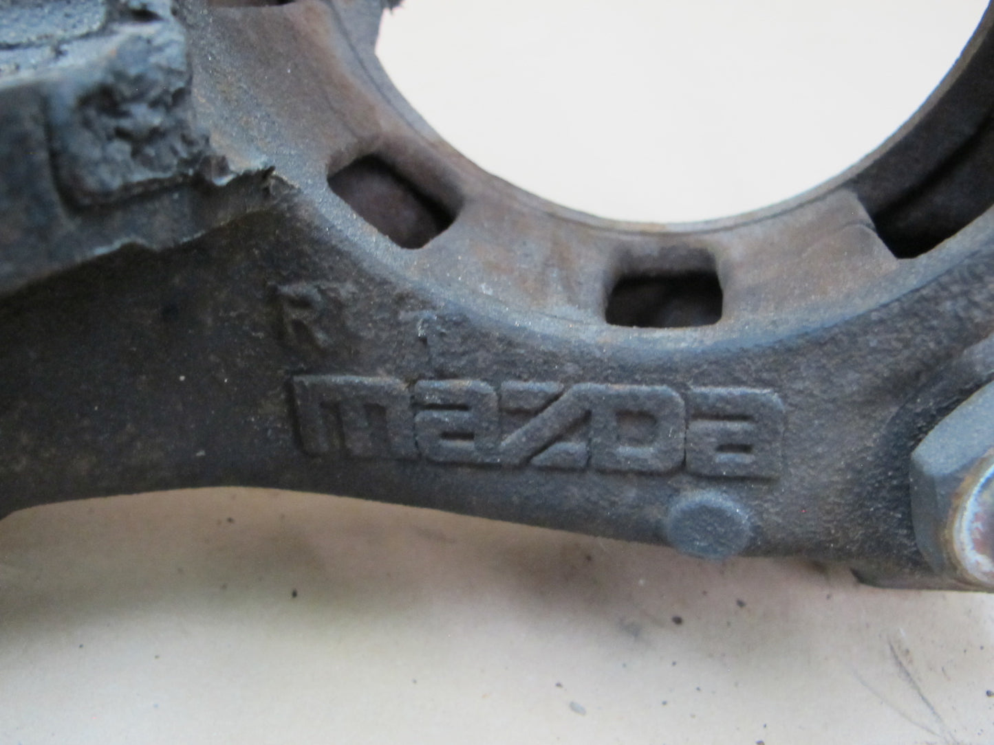 86-91 Mazda RX7 Rear Right Lower Control Arm OEM