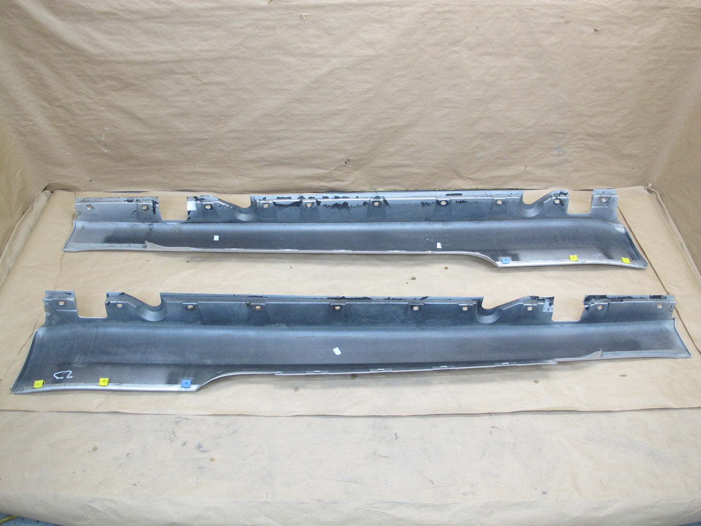 04-07 BMW E63 E64 6-SERIES Set of 2 Left & Right Skirt Rocker Molding OEM