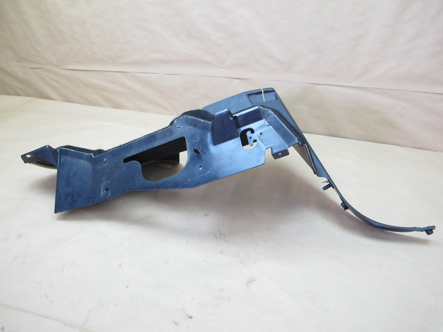 89-91 Mazda RX7 Convertible Rear Left Quarter Lower Trim Panel w Bracket OEM