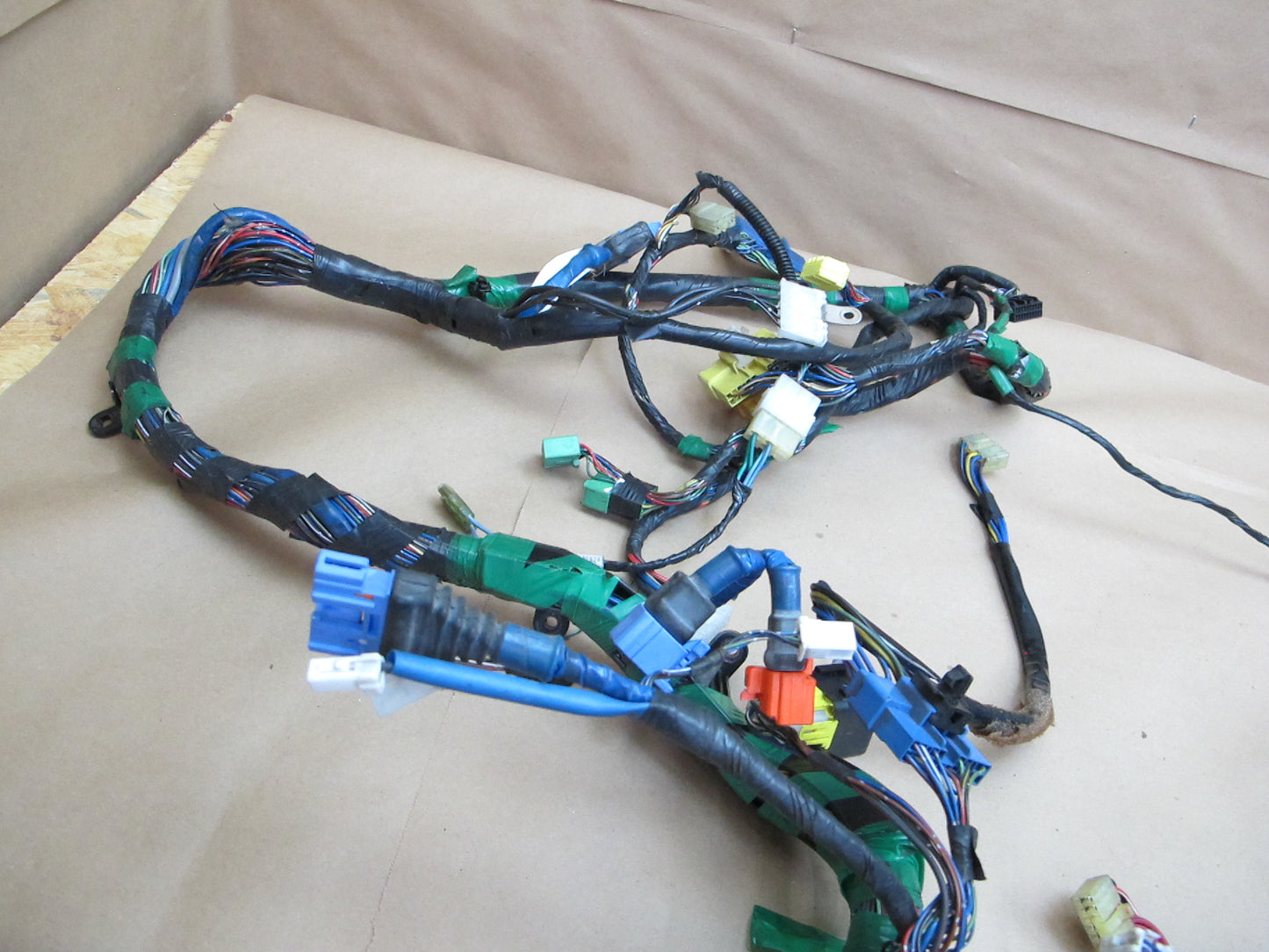 1991 Mazda RX7 Convertible NA A/T Engine Bay Body Wire Harness w Fuse Box OEM