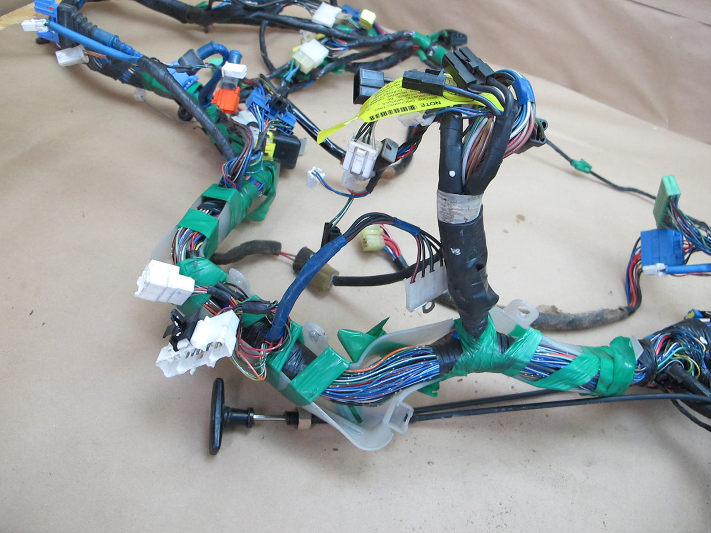 1991 Mazda RX7 Convertible NA A/T Engine Bay Body Wire Harness w Fuse Box OEM